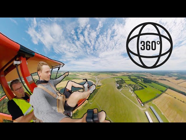 Flying an open glider - Absolute Freedom in 360°