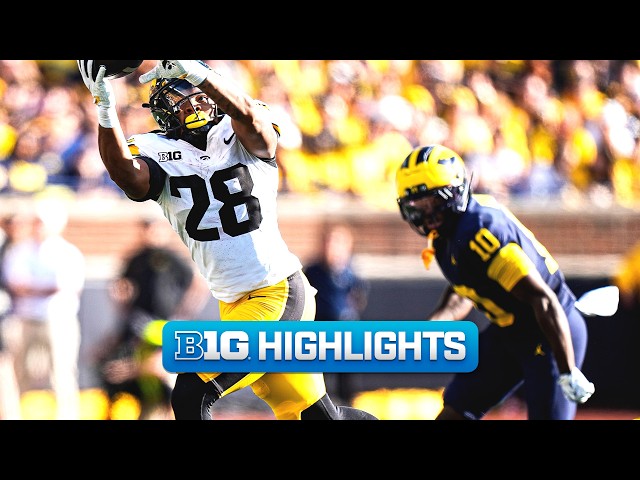 Iowa at Michigan | Highlights | Big Ten Football | 09/26/2026