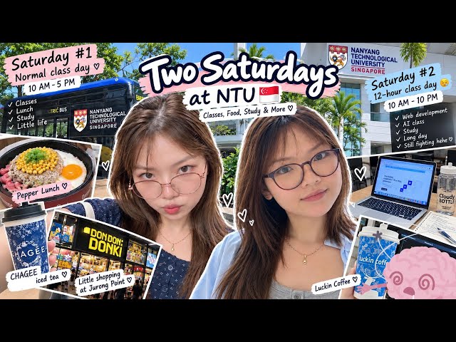 Two Saturdays at NTU 🇸🇬 | One Was Normal, One Was INSANE 😭