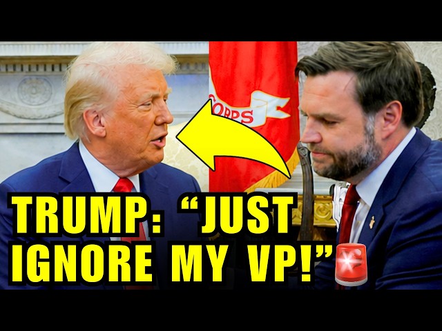 🚨Trump Just HUMILIATED JD VANCE In A WHOLE NEW WAY, OOPS!