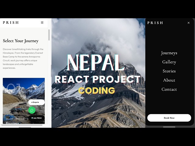 I Built a Mobile Web App to Show Nepal's Hidden Beauty 🇳🇵 | React + TypeScript
