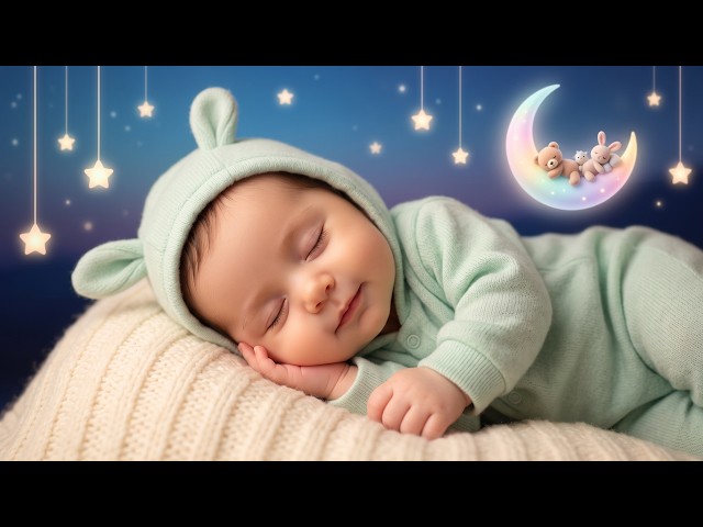 Night Music for Baby Sensory Sleep 💫 Brain Boosting Classical Lullaby & Tummy Time Music.