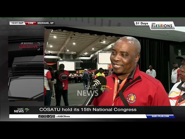 1,800 delegates from 16 affiliate unions expected to vote for COSATU's leadership