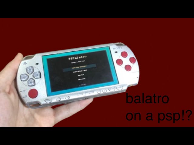 Balatro on a psp!? | PSP HOMEBREW