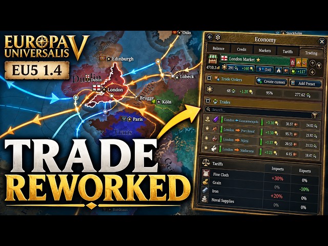 EU5 1.4 Is Completely Reworking Trade