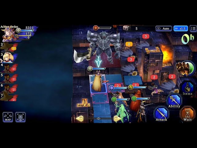 Iron Giant Challenge All Mission Clear - Golder Armor Reward - WOTV