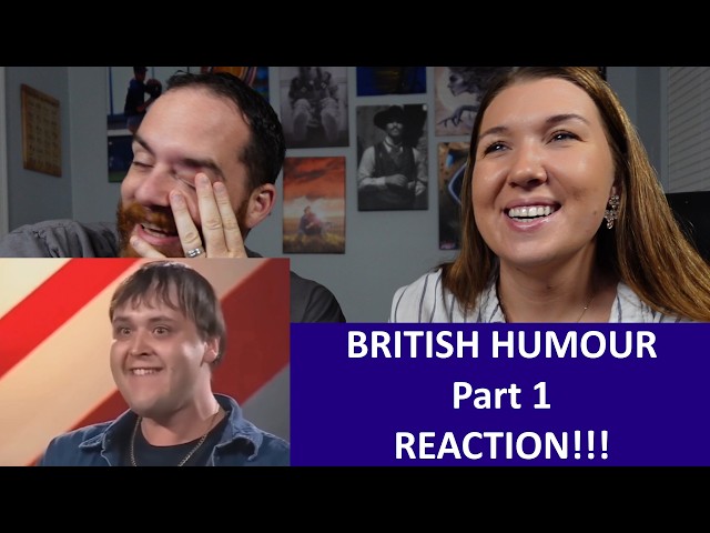 Americans React BRITISH HUMOUR Part 1 REACTION