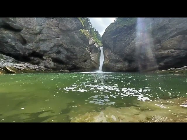 3D VR180 10 Minutes Waterfall Meditation to calm down