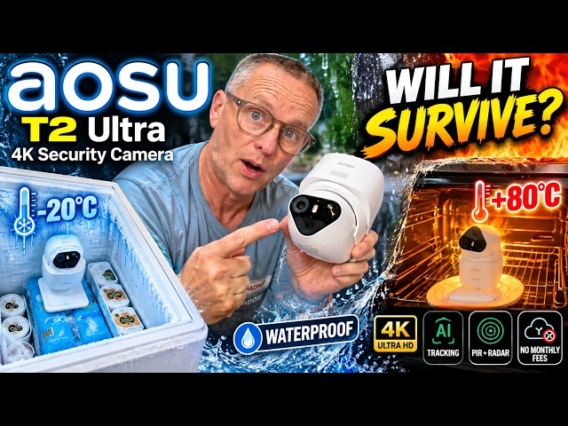 I Put This 4K UHD Security Camera Through Some CRAZY Tests! - aosu T2 Ultra System