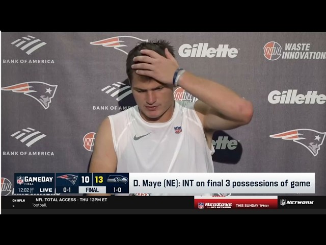 Postgame Interview | Drake Maye on Patriots blow golden opportunity in 13-10 Week 1 loss to Seahawks