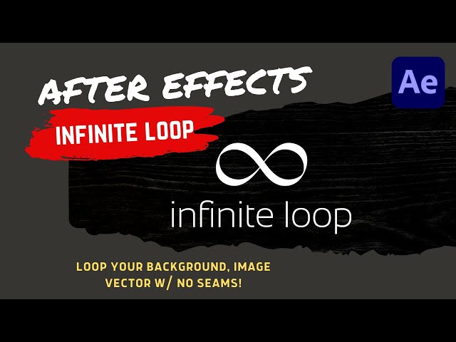 After Effects - How To Create A Seamless Infinite Loop Background (Motion Graphic) - Motion Tile