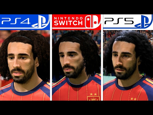 EA Sports FC 27 | PS4 - PS5 - Switch 2 | Graphics Comparison