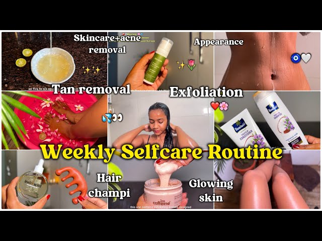     🧴🎀 My Weekly Self-Care Routine | Hair, Skin & Body 🌷✨🧿👀