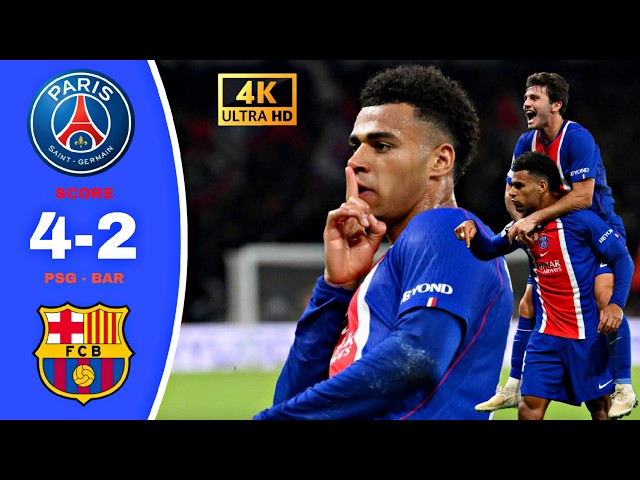 Barcelona vs PSG football match highlights video !! Psg Vs Barcelona football match !! 
