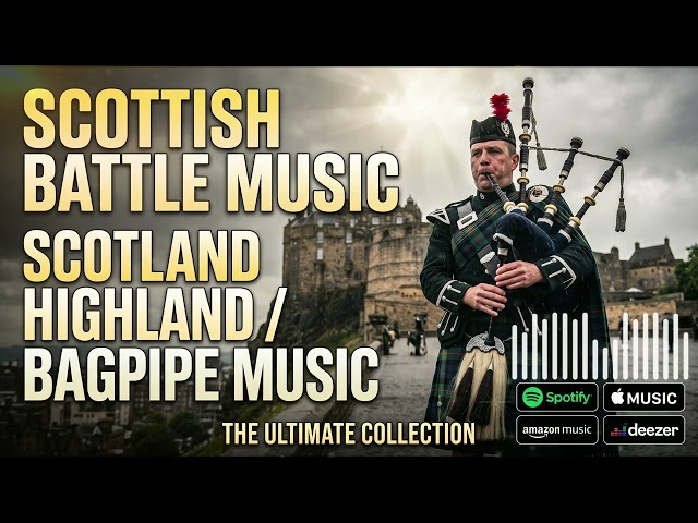 Scottish Battle Music | Epic Scotland Highland & Powerful Bagpipe Music