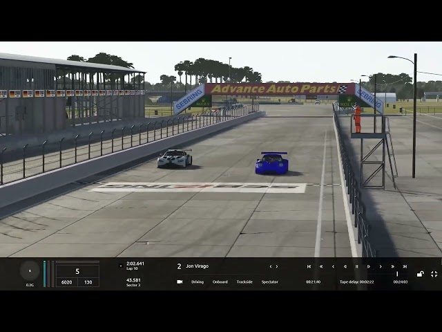 rFactor 2: Close GTE finish