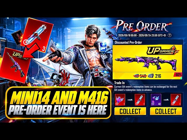 😱 Free Upgraded Mini14 And Old M416 PRE-ORDER Event | New Crates & Amazing Rebate Release Date