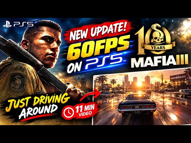 Mafia III: Definitive Edition 10th Anniversary | Playstation 5 Pro 60fps Gameplay View | 2026