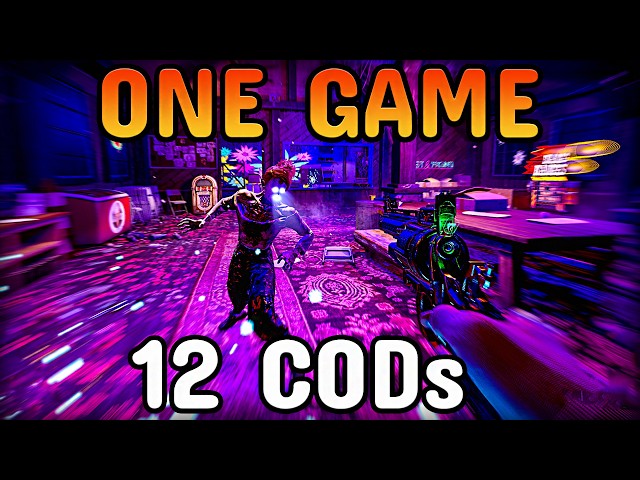 Playing 12 DIFFERENT CoD Zombies Games on Black Ops 3