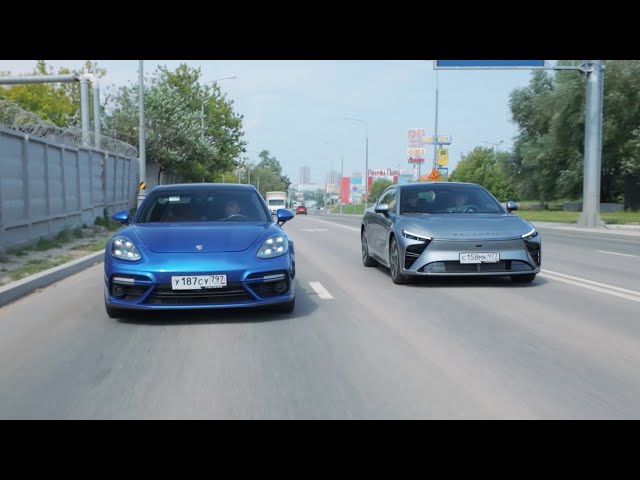 Porsche Panamera vs. Exlantix ES. Anton Avtoman.