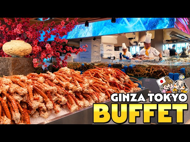 Newly Opened Tokyo Ginza All-You-Can-Eat Buffet Restaurant / Sushi, Wagyu, Crab / Japan Travel Tips