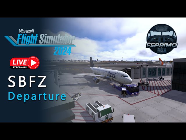 Real Airbus Pilot SBFZ Departure - Map Enhancement test - #msfs2024 #quest3 #virtualreality #vr