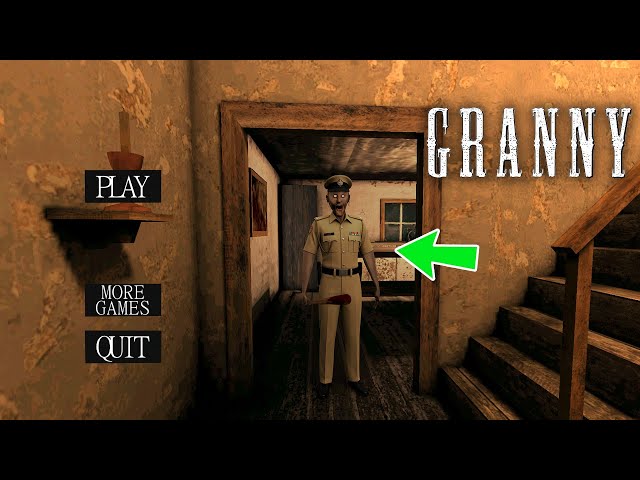 POLICE GRANNY - Granny is Police Officer 😱 Police Prison Granny game definition hindi parody horror