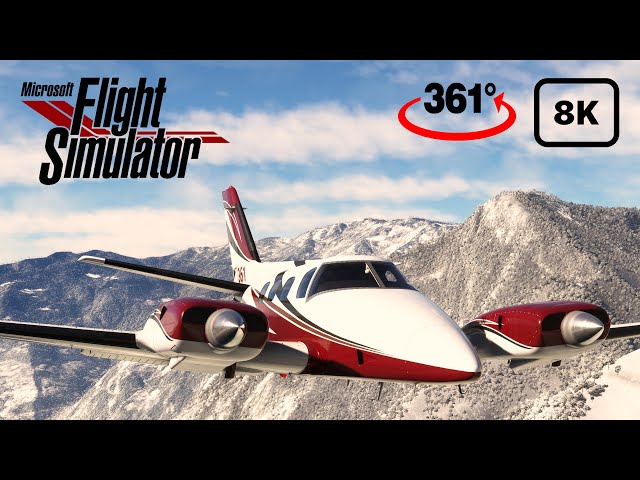 MSFS [8K|360°] - Piston Duke: Phaplu to Lukla (Beechcraft B60 by BlackSquare)