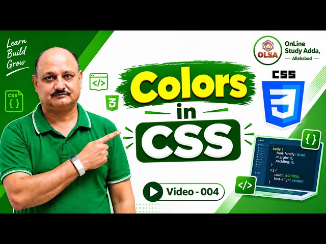 CSS Colors Tutorial for Beginners: Master Hex, RGB, HSL & Named Colors! 🎨