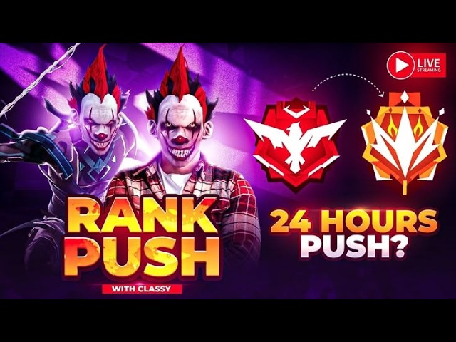 🔴[LIVE] NEW SEASON 53 RANK PUSH ☠️🔥 #freefire  #dragonff #live
