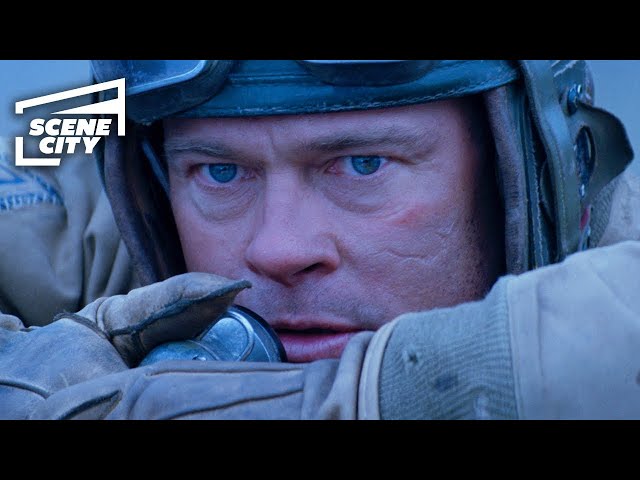 Corazones de Hierro: Tanque Sherman vs. Tanque Tiger (Clip en HD con Brad Pitt)