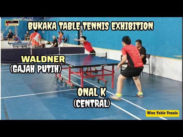 INI BARU LAWAN‼️Waldner (GAJAH PUTIH) vs Onal K (CENTRAL)||BUKAKA TABLE TENNIS EXHIBITION ||BOGOR||
