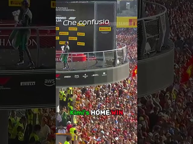 Italy singing for Kimi  at Monza! 🇮🇹🔥 #f1 #formula1 #f1shorts #motorsport