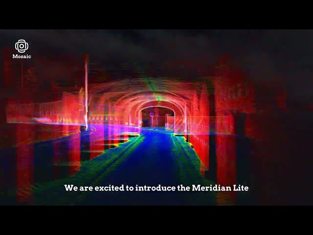 NEW Meridian Lite: Affordable 360° Mobile Mapping System for Urban and Asset Management