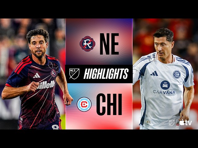 New England Revolution vs. Chicago Fire FC | Full Match Highlights | TOP-4 in the EAST BATTLE!