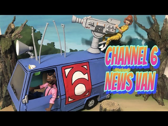 TMNT Channel 6 News Van