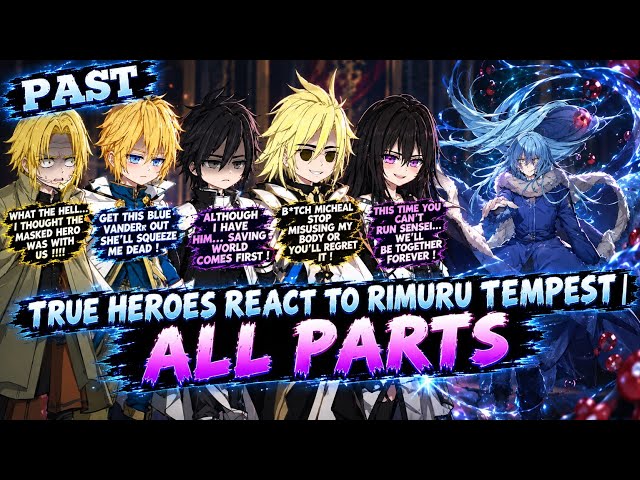 Past True Heroes React to Rimuru Tempest | All Parts | Re-Upload |