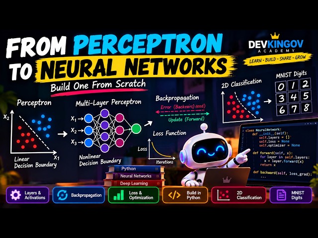 From Perceptron to Neural Networks: Build One From Scratch