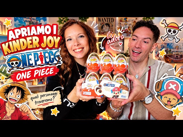 Unboxing 24 One Piece Kinder Joy | Which ones will we find?!