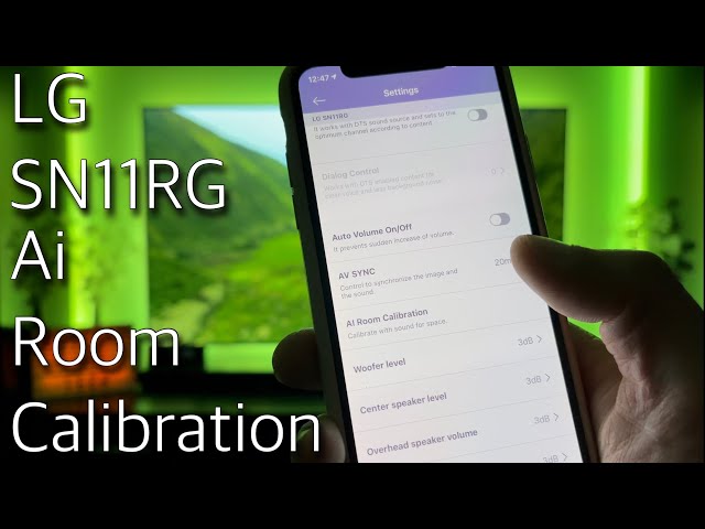 LG SN11RG - Ai Room Calibration - Does it work?