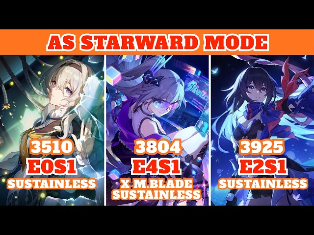 Apocalyptic shadow Starward mode | Firefly , Silverwolf Lv999 , Seele | HSR 4.6