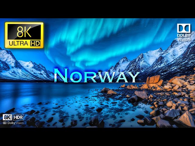 NORWAY 🇳🇴 in 8K Ultra HD 60fps Dolby Vision - Land of the Midnight Sun