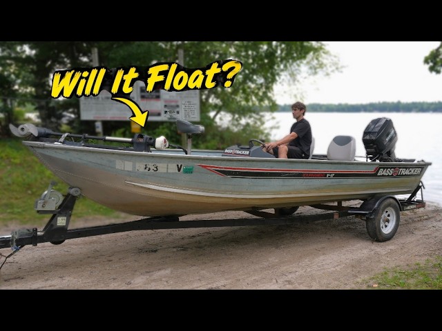 Abandoned Barn Find Fishing Boat First Ride. Will It Float?