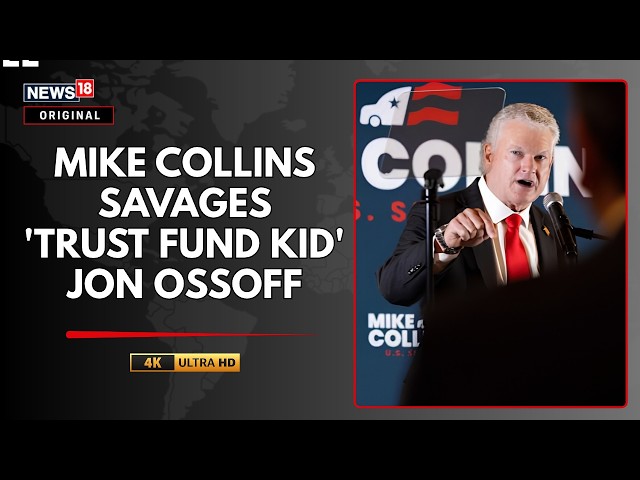 Mike Collins Mocks Jon Ossoff: 'Talk Like Obama, Look Like Kennedy' | US Midterms | Georgia | N18G