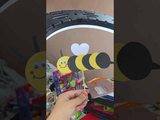 How to Make Cute Bee 🐝 Paper Craft Ideas #handmade #craft #craftyhome #trending
