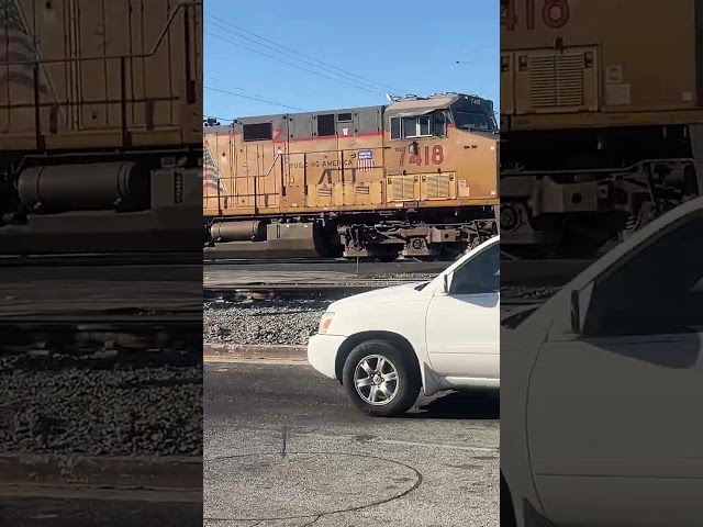10/15/2026: UP 3040, 8045, 6946, 7418, 7217 led an EB Massive Z-Train in Pomona, CA