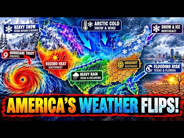 America’s Weather Is About to Flip Again! Arctic Cold, Snow & Major Temperature Swings