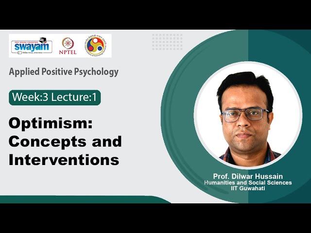 Lec 8:Optimism: Concepts and interventions