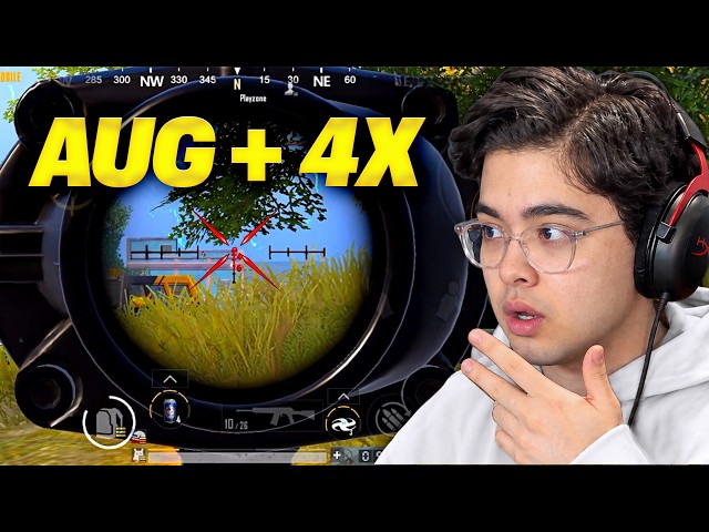AUG + 4X ultimate royale gameplay 😎