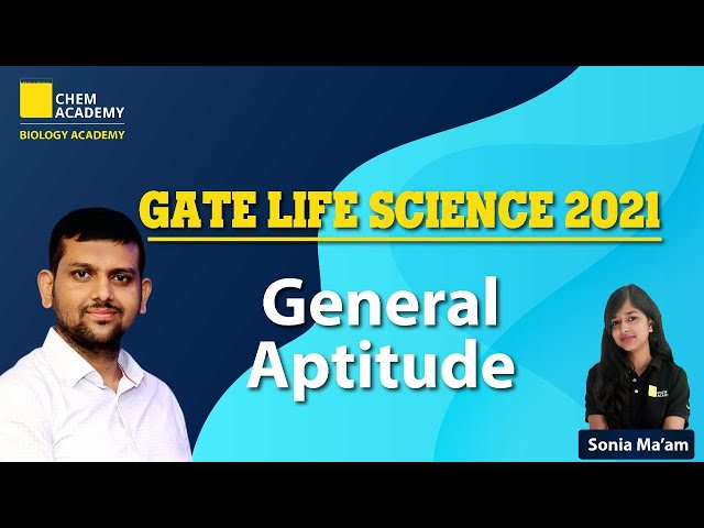 GATE Life Science General Aptitude: Previous Year Questions 2021
